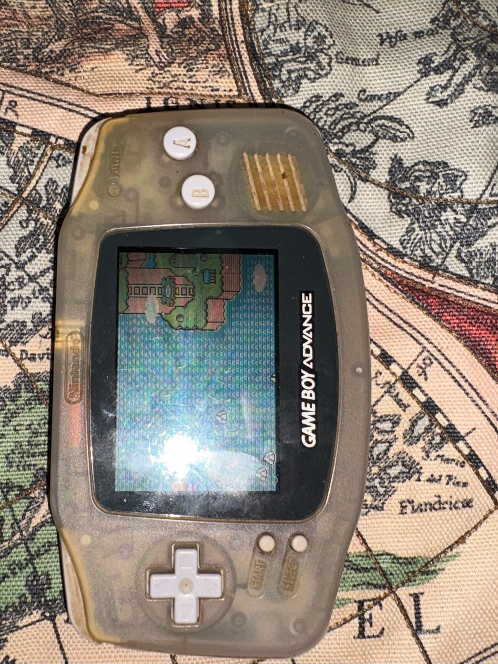 Nintendo Game Boy Advance Translucent Gray Handheld